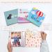 RubyRoo Baby Memory Book for Girls - 60 Page Hardcover Scrapbook for First 5 Years - Keepsake Photo Album and Milestone Journal - Perfect Baby Shower Gift - Buy Online on SooperMarket.com