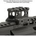UTG Unisex Super Slim Picatinny Riser Mount - 0.83 Height 3 Slots Black - Ideal for International Shipping - Buy Online on SooperMarket.com