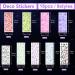 HINZIC 18 Sheets Kpop Photocard Stickers Set - Colorful Glitter Korean Deco Stickers for Scrapbook DIY Crafts - Buy Online on SooperMarket.com