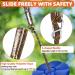 Outdoor Zip Line Kit for Kids - 65 Ft Slackline with Warrior Obstacle Course Accessories - 330lb Capacity - Buy Online on SooperMarket.com