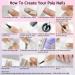 Lofuanna Poly Gel Nail Kit - Nude Set | 4 Colors Poly Extension Gel Starter Kit with Slip Solution | All-in-One Nail Strengthening Gel | DIY for Beginners - Buy Online on SooperMarket.com