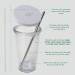 24 Oz Reusable Iced Coffee Cup with Leak Proof Double Wall Insulation - Includes Plastic & Metal Straws and Cleaner - Buy Online on SooperMarket.com