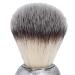 Buy Men's Nylon Wool Shaving Brush | Skull Handle Razor Foam Brush | Ideal for Salon & Travel - Silver - Buy Online on SooperMarket.com