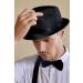 BABEYOND Men's Straw Fedora Panama Trilby Sun Hat - Short Brim Summer Style - Buy Online on SooperMarket.com