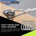 6 Pack of 2 1/4 Inches Stainless Steel Safety Spring Snap Hook Carabiner  Multi-Purpose Heavy Duty Stainless Steel Carabiner Clips for Keys Swing Set Camping Fishing Hiking Traveling - Buy Online on SooperMarket.com