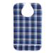 Adult Bib 3Colors Adult Waterproof Mealtime Bib Double Layer Elder Dinning Clothes Protector Ideal for Inconvenience People(Blue)