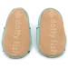 Dotty Fish Soft Leather Baby Shoes for Boys | Non Slip Toddler Shoes with Cute Penguin Design | 3-4 Years Minty Blue - Buy Online on SooperMarket.com