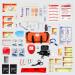 Fully Stocked EMT Trauma Bag with Tourniquet, Chest Seals, and First Aid Supplies - Orange - Buy Online on SooperMarket.com