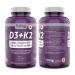 Naka Platinum Vitamin D (1000 IU) + Vitamin K2 (120 mcg) (300 Count (Pack of 1))