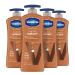 Vaseline Intensive Care Body Lotion Cocoa Radiant 4 ct for Dry Skin with Ultra-Hydrating Lipids and Pure Cocoa Butter for a Long-Lasting Radiant Glow 20.3 oz 5.08 Ounce (Pack of 4)