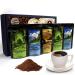 C&T Coffee Gift Set | 5 x 65g International Coffees from Mexico Brazil Peru Honduras & Kenya | Perfectly Packed for Gifting - Buy Online on SooperMarket.com