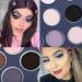 Smokey Grey Eyeshadow Palette - DE LANCI Professional 12 Shades Matte Shimmer Goth Makeup - Waterproof High Pigmented Smoky Eyes Shadow Kit - Buy Online on SooperMarket.com