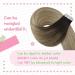 Youngsee Balayage Tape In Extensions - Real Brown Remy Hair 50cm 20pcs #4/14/60 - Invisible Skin Weft for Effortless Volume - Buy Online on SooperMarket.com