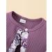 Puseky Toddler Baby Girls Floral Dress and Coat Set 6-12 Months - Purple Outfit - Buy Online on SooperMarket.com