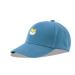 LANGZHEN 100% Cotton Outdoor Children's Kids Plain Baseball Cap Hat Adjustable Sun Hat for Girls Boys 2-4 Years Embroidered-Blue