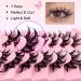 Heracks False Eyelashes Faux Mink Wet Look D-curl Cat-Eye Japanese Style Cosplay Spiky Anime Lashes 20 mm Long Dramatic Thick 7 Pair 7P-Wet-S23 - Buy Online on SooperMarket.com