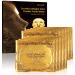Greenlife Crystal 24K Gold Collagen face 10pcs Masks sheet - Anti Aging Wrinkles Moisturising Blemishes Firming Toning Dark Circles (10 pcs golden facial mask)