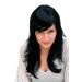 WIG ME UP - 9265-1B Long wig black with layered hair and bangs