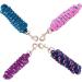 Merauno Lead Rope for Horse - Tie Rope in Various Stylish Designs Lead Lead Tie Rope Pony Donkey Goat Long Knit with Carabiner Hook (Pink Carabiner Hook) pink Carabiner hook - Buy Online on SooperMarket.com