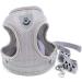 Ranphy Cat Dishes with Leash - Breakproof Reflective Padding Harness for Small Cats | Soft Fabric Puppy Dishes | XS Size (Chest 26 cm) - Gray - Buy Online on SooperMarket.com