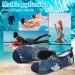 VIFUUR Water Shoes for Women and Men - Blue Leaf | Quick Dry Aqua Socks for Beach, Swim, Yoga, Outdoor Sports - Buy Online on SooperMarket.com