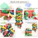 Large Parrot Toy for Climbing, Chewing & Preening - Multicolored Wooden Block Toy | MQUPIN M-22inch - Buy Online on SooperMarket.com