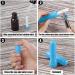DHWEKU 8 Pieces Nasal Inhaler Tube for Essential Oil Reusable with 8 Pieces of Cotton Wicks Refillable Good Hygroscopicity (4 Colours) - Buy Online on SooperMarket.com