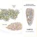 1440PCS 2MM Flat Back Crystal AB Rhinestones for Nail Art - Professional Nail Gems for Face, Teeth, DIY Crafts - Buy Online on SooperMarket.com