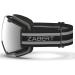 Zabert Skiblille - UV Protection Skibrille for Adults & Kids (10+) | Anti-Fit Anti-Slip Headband | Schwarz Mirrored Silver - Buy Online on SooperMarket.com
