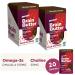 Brainiac Omega-3 Chocolate Almond Butter Pouches - 20 Count, 1.15 oz. Each - Protein & Choline Rich Healthy Snacks for Kids and Adults - Buy Online on SooperMarket.com