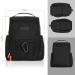 Fitdom Tactical Golf Shoe Bag - Black Zippered Carrier with Ventilation & Pockets - Buy Online on SooperMarket.com