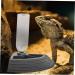 BELLIFFY Turtle Drinker Auto Feeder Reptile Food Bowl Automatic Reptile Feeder Automatic Waterer Pet Plastic 17.00X17.00X3.50CM Grey - Buy Online on SooperMarket.com