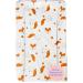 Callowesse Baby Changing Mat 79x47cm. Waterproof Wipe Clean Raised Edges Portable and Foldable Red Foxes Design