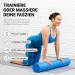 Premium Yoga Roll & Pilates Fascia Roller - 90 x 15 cm - Blue for Stretching & Recovery - Buy Online on SooperMarket.com