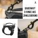 Oneigris Dog Harness & Leash Set | Mini Trooper Puppy Dishes for Extra Small to Medium Dogs - Black XS - Buy Online on SooperMarket.com