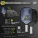 JOOLA Essentials Pickleball Paddles Set - 2 Rackets, 2 Balls, Sling Bag - Fiberglass Surface, Polypropylene Core - Buy Online on SooperMarket.com