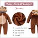 COOKY.D Unisex Winter Animal Hooded Baby Romper - 18-24 Months, Dark Brown - Buy Online on SooperMarket.com