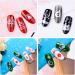 NICENEEDED Dreamcatcher Nail Art Stamping Kit - 6 Templates, 1 Stamper, 1 Scraper, Manicure Tool for DIY Decoration - Style 5 - Buy Online on SooperMarket.com
