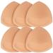 Bra Pads Inserts 3 Pairs - Nimiah Sewn Edges Bra Inserts A/B, C/D, D/E Cups | Bra Replacement Pad Beige Black White Optional Beige Small-Medium