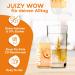 Juizy WoW Sugar-Free Syrup - 16 x 65ml Peach Passionfruit | Zero Calories Vegan Beverage Concentrate | Natural 192L Drink Mix - Buy Online on SooperMarket.com