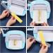 Globleland 12Pcs Flower Lace Leaf Edge Border Plastic Embossing Folders - DIY Template for Card Making & Scrapbooking - Buy Online on SooperMarket.com