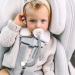 Shop Kowlone 2-Pack Cotton Pacifier Clips for Girls - Braided Dummy Holders in Gray and Star Blue - Ideal Baby Shower Gift - Buy Online on SooperMarket.com