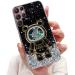 Tivenfezk Nadoli for Samsung Galaxy S21 Ultra Treisand B r Astronaut Hidden Stand Shell caricature glitter astronaut stand soft silicone bling cell phone case transparent protective cover samsung galaxy s21 ultra black