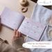 Mintkind Baptism Book | Perfect Baptism Gifts for Boys & Girls | Memory Book & Godchild Gift | Ideal Godmother Gift with Flower Design - Buy Online on SooperMarket.com