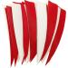 OBTOUTDOOR 60PCS 4 Inch Shield Cut Natural Arrow Feathers - Right Wing Fletchings for Bow Hunting and Target Practice - Buy Online on SooperMarket.com