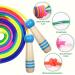 Qetlavee Adjustable Jump Rope for Kids - 2 Pieces 220cm Wooden Handles Perfect Gift for Boys & Girls Ages 6-10 - Blue & Pink - Buy Online on SooperMarket.com