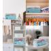 3-Layer Plastic Portable Storage Box - Blue | Multipurpose Organizer for Art, Craft, Cosmetic | Handled Storage Case for Home, School, Office | First Aid Kit Container - Buy Online on SooperMarket.com