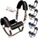 Esposita Halfter Champion Edition Stallhalter Fellhalfer Fleichtihalder Soft Throw -in with synthetic fur fluffy (Xfull/XWB black/rose gold) XFull/XWB black/rose gold
