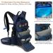 NEVO RHINO Insulated Hydration Backpack with 3L Water Bladder - Ideal for Hiking, Cycling, Running, Camping - Blue - Buy Online on SooperMarket.com