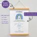 Fairy Dust Sponsor Letter for Baptism | Personalizable Baptismal & Sponsor Certificate | Perfect Baptism Gift for Godfather & Sponsored Child | Unique Rainbow Design - Buy Online on SooperMarket.com